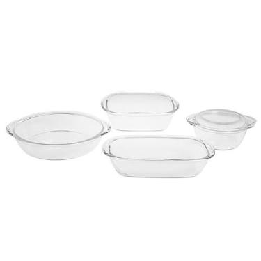 Imagem de Conjunto de Assadeiras Sempre Quadrada - de Vidro 4 Peças 151702006369