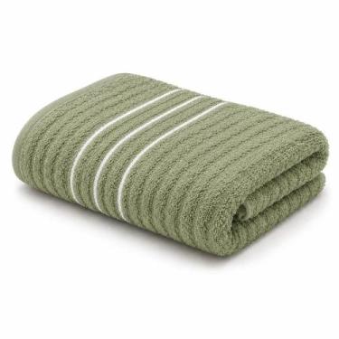 Imagem de Toalha De Banho Corttex Wave 70x140 Algodao, Verde Oliva, UN