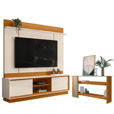 Imagem de Home Theater Siena Aparador Frizz Cinamomo Off White