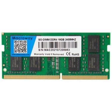 Imagem de Memória RAM Notebook Macroway 16GB DDR4 2400MHz SO-DIMM CL17 1.2V Módu