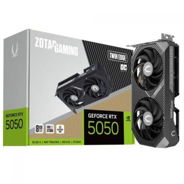 Imagem de Placa de Vídeo Zotac Gaming NVIDIA GeForce RTX 5050 Twin Edge OC, 8GB,