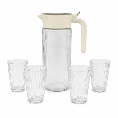 Imagem de Conjunto de Jarra 1L com 4 Copos N244538-4 - Quanhe