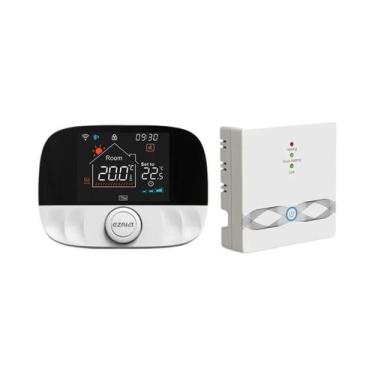 Imagem de Termostato Programável Sem Fio WiFi RF433 Para Aquecimento De Piso Em 