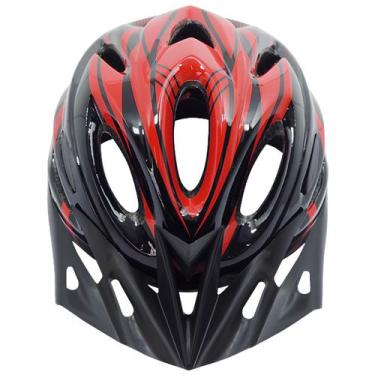 Imagem de Capacete Com Sinalizador Led Ciclismo Bike Mtb Bicicleta - Shop35, Ver