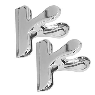 Imagem de Clipes de buldogue, clipes de bolsa de metal Premium Força forte para fotos para papéis para mapas(Pasta de prata)