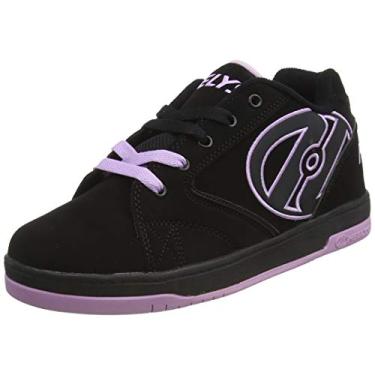 Imagem de Heelys Girl's Propel 2.0 (Little Kid/Big Kid/Adult) Black/Lilac Sneaker 8 Women's M