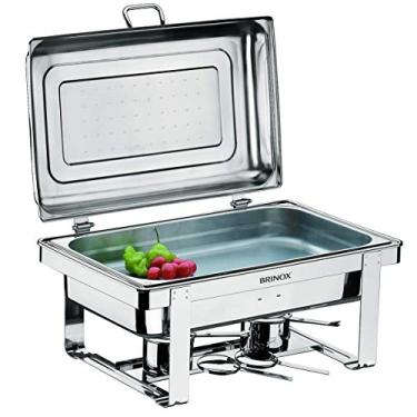 Imagem de Rechaud Ret. C/Fogareiro - Gn 1/1 Brinox Aço Inox