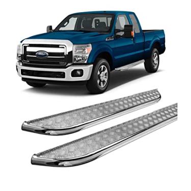 Imagem de Estribo F-250 Chapa aço Cromado C/S Cabine Simples