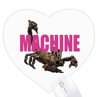 Imagem de Scorpion Máquina de Inseto Natural Coração Mousepad Tapete de Borracha Jogo Escritório