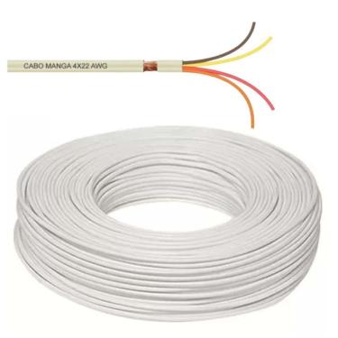 Imagem de Cabo Manga Fibra Óptica 4X22 Awg Para Iluminação De Piscinas Led Rgb (Metro)