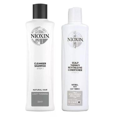 Imagem de Kit Nioxin 1 Shampoo 300Ml + Condicionador 300Ml
