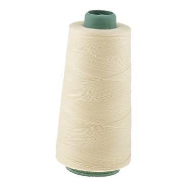 Imagem de SDENSHI 1 peça de fio para decoração de penas de costura de costura de trama para extensão de cabelo - bege