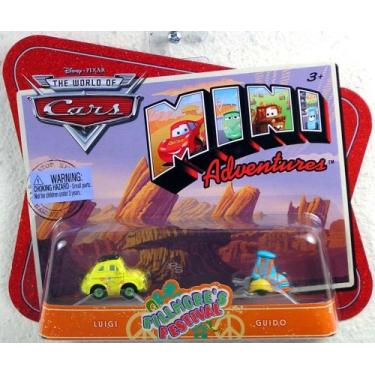 Imagem de Disney Pixar Cars Mini Adventures Fillmore's Festival Luigi & Guido Car Set