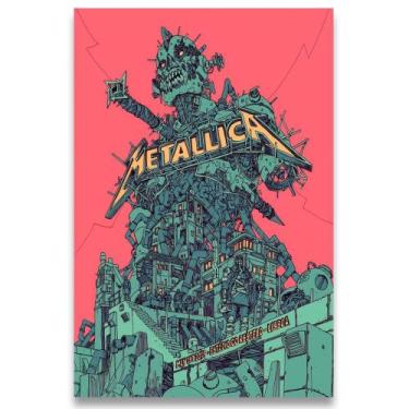 Imagem de Poster Decorativo 42cm X 30cm A3 Brilhante Metallica - Bd Net Collecti