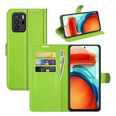 Imagem de Capa Capinha Carteira Xiaomi Poco X3 GT Case Couro Flip Top (Verde)