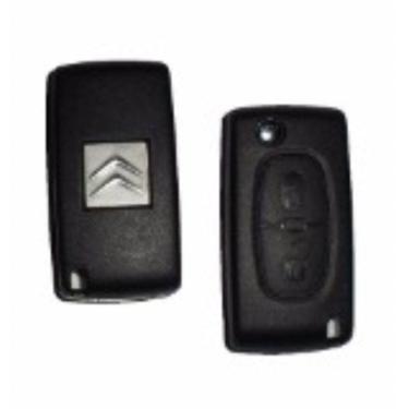 Imagem de Chave Canivete 2 Botoes Citroen Carcaça Com Lamina.