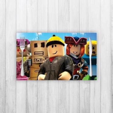 Imagem de Jogo Americano 2 Un Retangular Neoprene Amigos Roblox - Criative Gifts