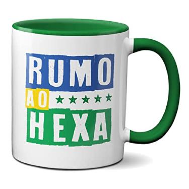 Imagem de Caneca Copa Do Mundo Jogo Do Brasil Rumo Ao Hexa (Verde)