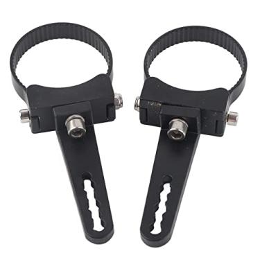 Imagem de Braçadeiras de suporte de montagem Suuonee, 1"-3" tubo de alumínio bull/roll bar suporte de braçadeiras de suporte de montagem de caminhão de carro LED luz de trabalho fora de estrada (2,5 polegadas)
