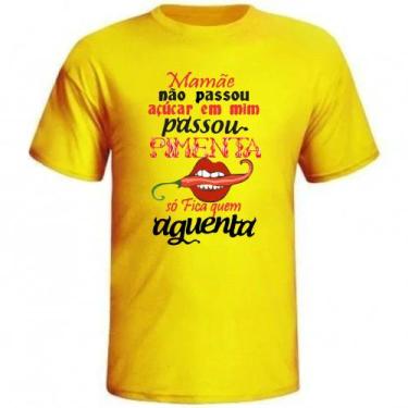 Imagem de Camiseta  Mamãe Passou Pimenta Em Mim Fornecedor M&M Presentes Persona