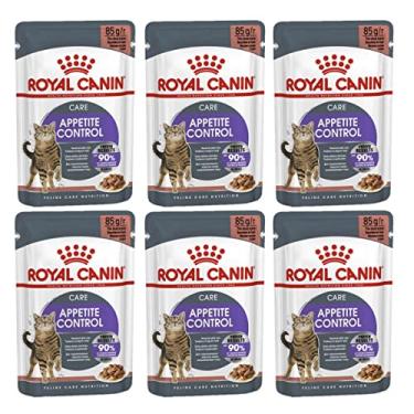 Imagem de KIT Sachê Royal Canin Appetite Control Alimento Úmido para Gato 85g - 6 unidades
