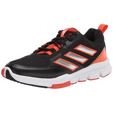 Imagem de adidas Speed Trainer 5 Tênis de beisebol masculino, Preto/prata metálico/Team Orange, 8.5