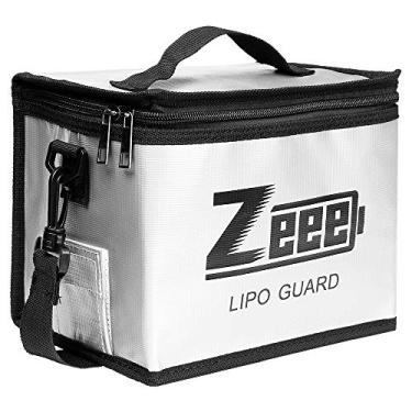 Imagem de Zeee Lipo Safe Bag Fireproof Explosionproof Bag Large Capacity Lipo Battery Storage Guard Safe Pouch for Charge & Storage(8.46 x 6.5 x 5.71 in )
