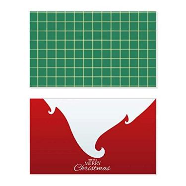Imagem de Grade, branca, verde, estampa decorativa, feriado, feriado, cartão de felicitações, mensagem de Natal