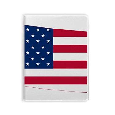Imagem de Caderno de capa macia com estampa de estrelas e bandeira do Colorado America