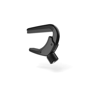 Imagem de D'Addario NS Capo - para 4 ou 5 cordas banjos e bandolim ajuste de tensão micrômetro para desempenho sem zumbido (Preto)