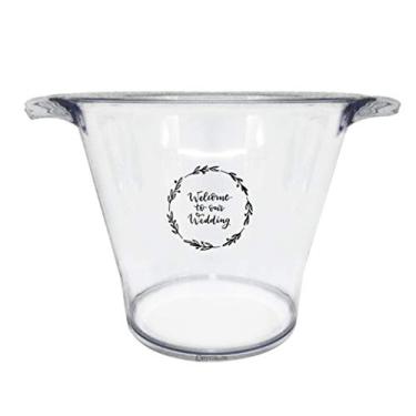 Imagem de Balde de Gelo KrystalON Transparente Acrílico PS 5L Casamento