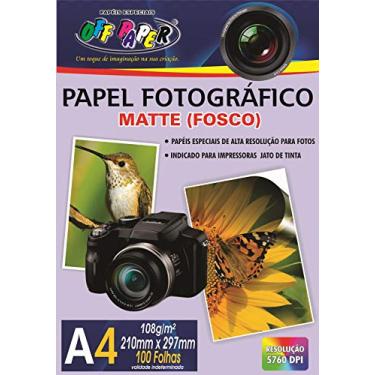 Imagem de Papel Fotografico, Off Paper, 10065, Branco