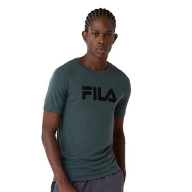 Imagem de Camiseta Masculina Fila MC Eclipse Verde Oliva Mescla - F11A-Masculino
