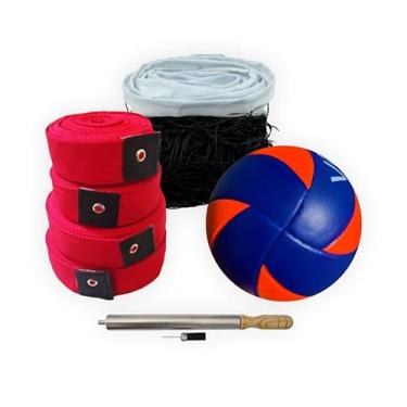 Imagem de Faixa Vôlei, Rede Vôlei 9 metros, Bola Vôlei e Bomba