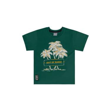 Imagem de Infantil - Camiseta Out of Range para Menino Quimby Verde  menino
