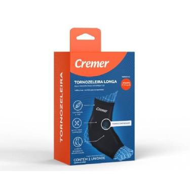 Imagem de Cremer Tornozeleira Longa G Preto