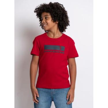 Imagem de Camiseta Estampada Aleatory Infantil Riper Vermelha