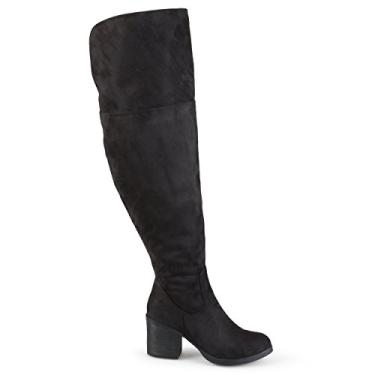 Imagem de Brinley Co Bota feminina Sall Over The Knee, Preto, 8 Wide