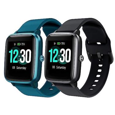 Imagem de Harikiri Pulseiras compatíveis com ID205L, pulseira de substituição de 19 mm para Veryfitpro, fitness, GRV, Willful, Popglory, Blackview, UMIDIGI, ID205S ID205G ID215G ID216 SW020 SW023 WF021 WF025