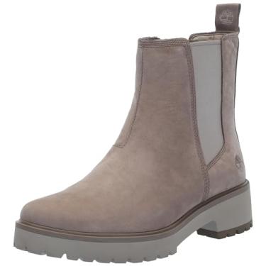 Imagem de Timberland Botas femininas Carnaby Cool Mid Chelsea, Cinza-acinzentado, 6.5