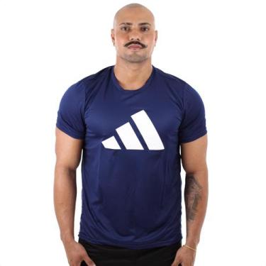 Imagem de Camiseta Adidas Run It Azul - Masculino