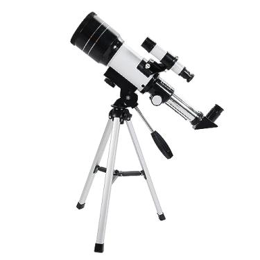 Imagem de Telescópio para iniciantes em astronomia, telescópio refrator profissional, distância focal de 400 mm, telescópio de alta ampliação 150X para presente para iniciantes, explorar planetas e estrelas/135