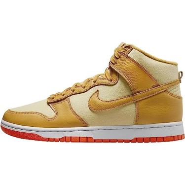Imagem de Nike Dunk High Black White (2021) Código de estilo: DD1399-105, Team Gold Wheat Gold, 43