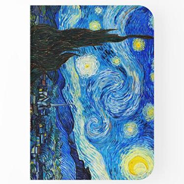 Imagem de Caderno sem Pauta A5 - Capa Flexível 80 Páginas 20x14cm - Noite Estrelada de Van Gogh