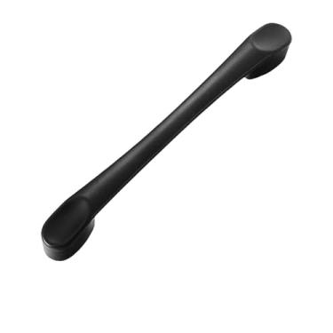 Imagem de Puxador de cozinha preto, liga de zinco, puxadores e puxadores de gaveta, puxador de móveis, porta de armário, alça, 26a7, 96