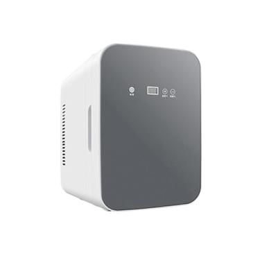Imagem de 22l geladeira pequena para sala de cuidados com a pele geladeira portátil mini geladeira de poupança de energia mini geladeira carro casa dupla utilização geladeira,8L