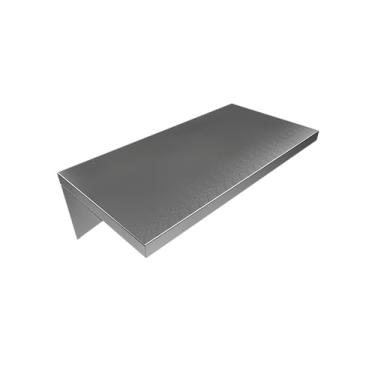 Imagem de BRSTEEL Prateleira Mão Francesa Suspensa Aço Inox Resistente Cozinha Moderno 1 Peça