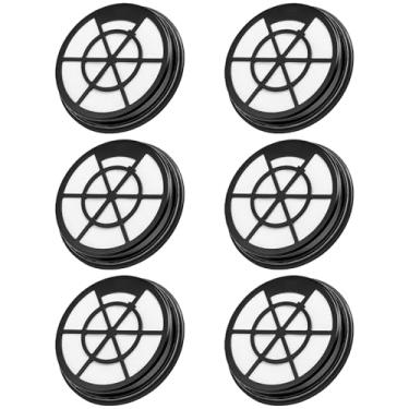 Imagem de Kaulolado Filtro de vácuo NEN110A/NEN110B/NEN110D para Eureka, compatível com aspirador de pó sem saco Eureka WhirlWind, pacote com 6 quadros de entrada e filtro de esponja