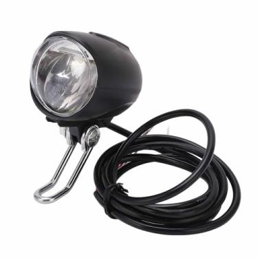 Imagem de Luz Ebike de 48 V, farol frontal 2 em 1, buzina de LED para bicicleta elétrica E 6V, luz LED para Bafang, luz de bicicleta de 48 volts, buzina de farol de 48 volts