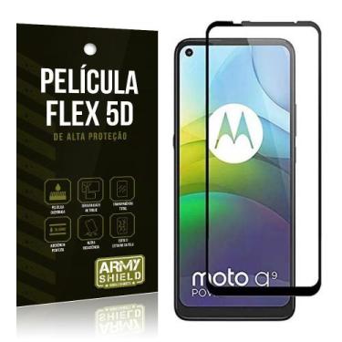 Imagem de Película Flex 5D Cobre a Tela Toda Blindada Moto G9 Power - Armyshield